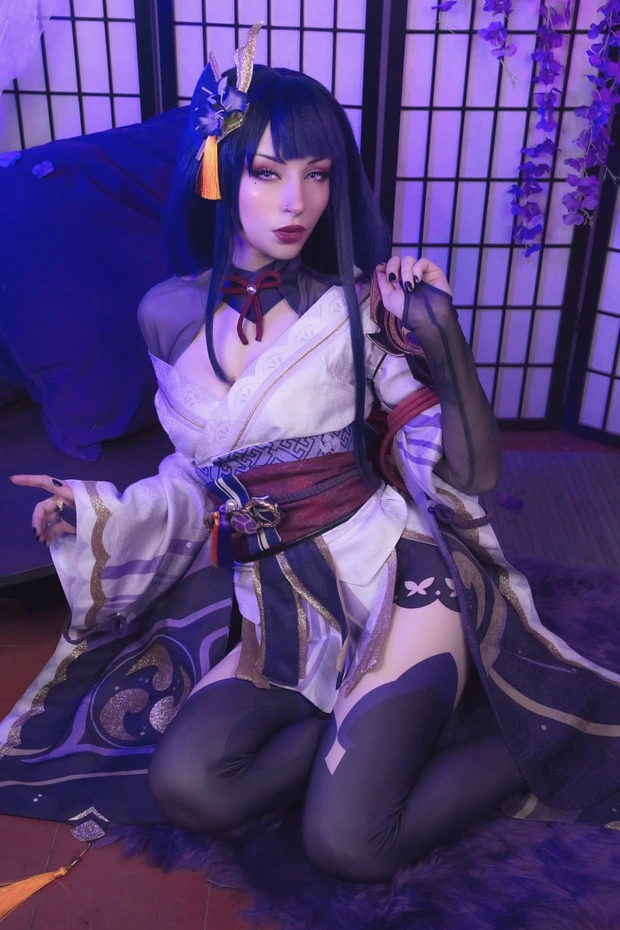 ShiroKitsune (Genshin impact, Raiden)